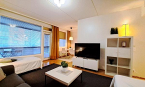 Kotimaailma Apartments - Tilava saunallinen & parvekkeellinen kaksio - Keernakatu